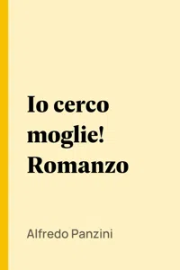 Io cerco moglie! Romanzo_cover