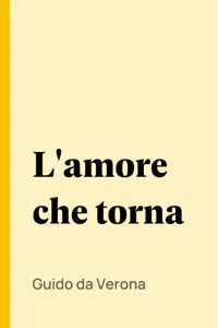 L'amore che torna_cover