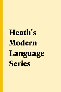 Heath's Modern Language Series_cover