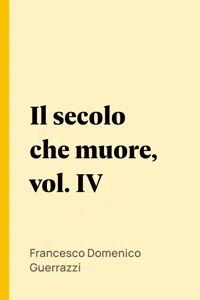 Il secolo che muore, vol. IV_cover