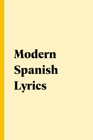 Modern Spanish Lyrics