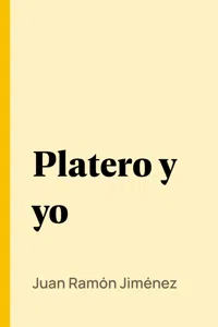 Platero y yo_cover