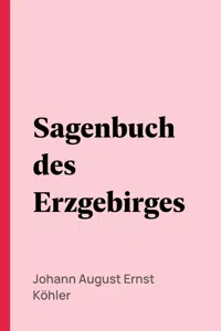 Sagenbuch des Erzgebirges_cover