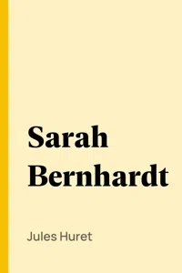 Sarah Bernhardt_cover