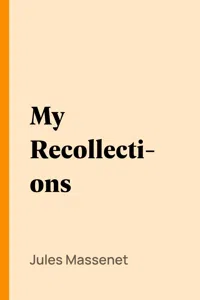My Recollections_cover