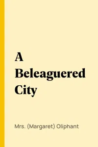 A Beleaguered City_cover