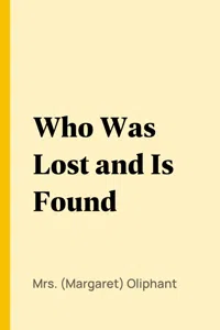 Who Was Lost and Is Found_cover