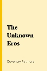 The Unknown Eros_cover