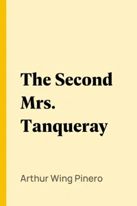 The Second Mrs. Tanqueray_cover