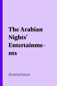 The Arabian Nights' Entertainments_cover