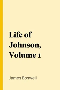 Life of Johnson, Volume 1_cover