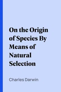 On the Origin of Species By Means of Natural Selection_cover