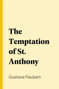 The Temptation of St. Anthony_cover