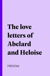 The love letters of Abelard and Heloise_cover