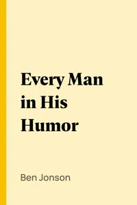 Every Man in His Humor_cover