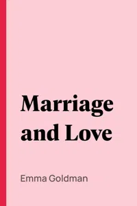 Marriage and Love_cover