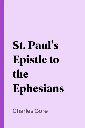 St. Paul's Epistle to the Ephesians