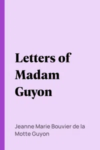 Letters of Madam Guyon_cover