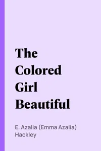 The Colored Girl Beautiful_cover