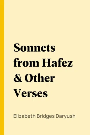 Sonnets from Hafez & Other Verses