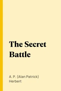 The Secret Battle_cover