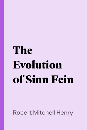 The Evolution of Sinn Fein