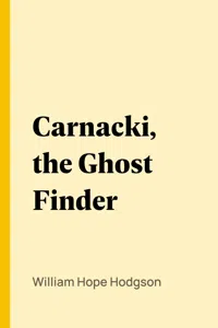 Carnacki, the Ghost Finder_cover