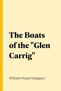 The Boats of the "Glen Carrig"_cover