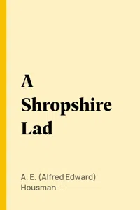 A Shropshire Lad_cover