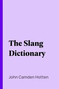 The Slang Dictionary_cover