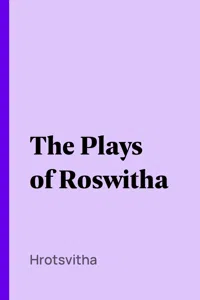 The Plays of Roswitha_cover