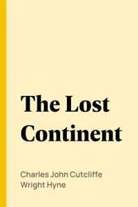 The Lost Continent_cover