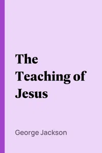 The Teaching of Jesus_cover