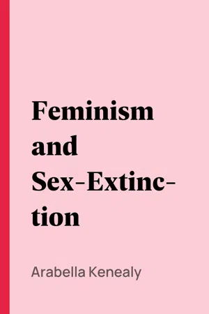 Feminism and Sex-Extinction