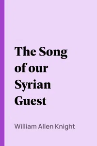 The Song of our Syrian Guest_cover