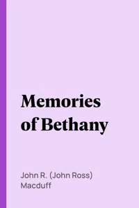 Memories of Bethany_cover