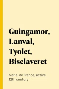 Guingamor, Lanval, Tyolet, Bisclaveret_cover