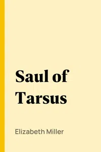 Saul of Tarsus_cover