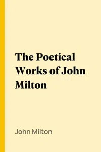 The Poetical Works of John Milton_cover