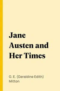 Jane Austen and Her Times_cover