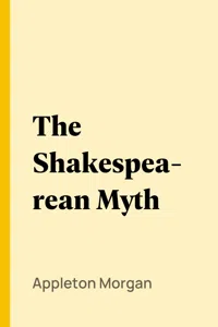 The Shakespearean Myth_cover