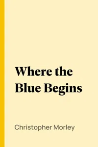 Where the Blue Begins_cover