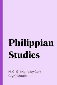 Philippian Studies_cover