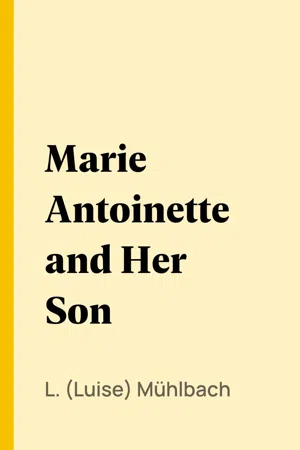 Marie Antoinette and Her Son