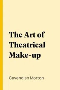 The Art of Theatrical Make-up_cover