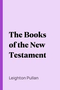 The Books of the New Testament_cover