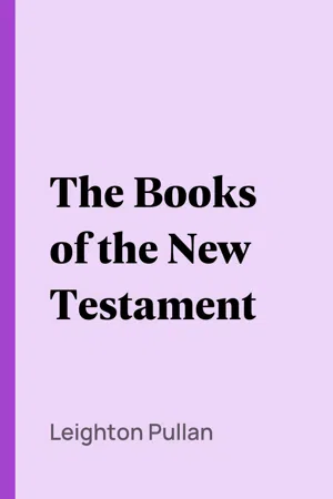 The Books of the New Testament