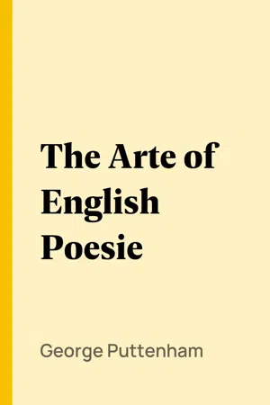 The Arte of English Poesie