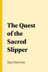 The Quest of the Sacred Slipper_cover