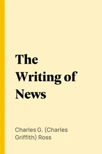 The Writing of News_cover